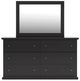 Signature Design by Ashley® Maribel Black Dresser and Mirror-1