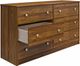 Ameriwood Home Ellwyn Bank Alder 6 Drawer Dresser-3