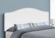 Monarch Specialties Inc. White Leather Look Queen Headboard-4