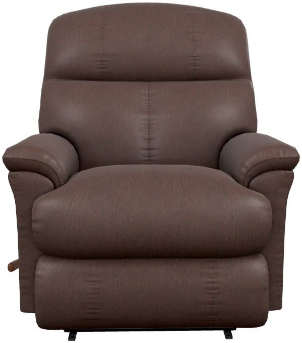 La-Z-Boy® Reed Walnut Leather Manual Wall Recliner-1