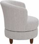 Best® Home Furnishings Palmona Dark Walnut/Linen Swivel Barrel Chair-2