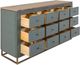 International Furniture Direct Timber Green Console-4