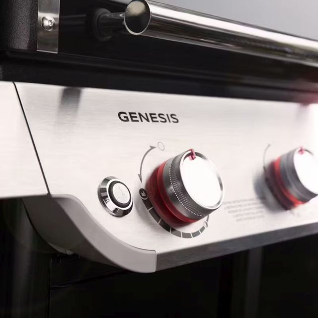 Weber® Grills® Genesis E-315 3-Burner Black Freestanding Liquid Propane Gas Grill-3