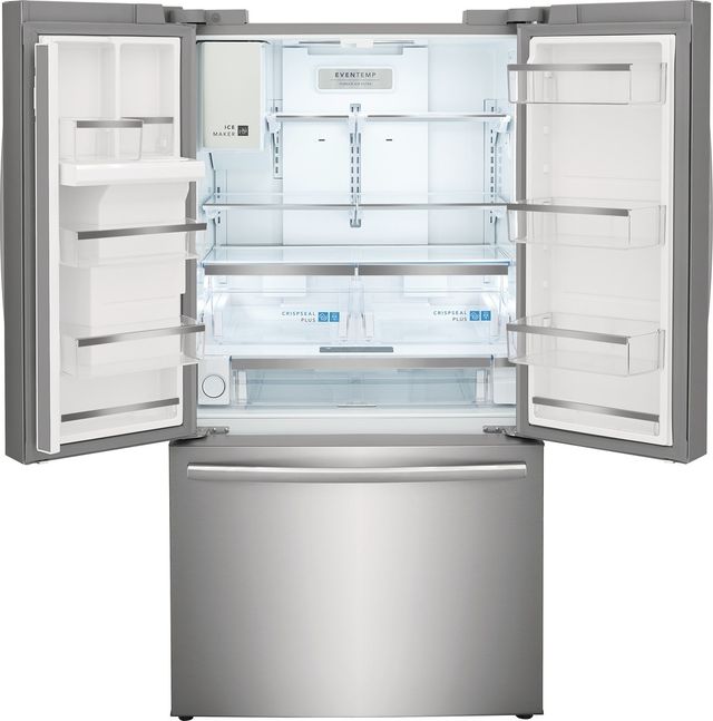 Frigidaire Gallery® 36 in. 22.6 Cu. Ft. Smudge-Proof® Stainless Steel Counter Depth French Door Refrigerator-1