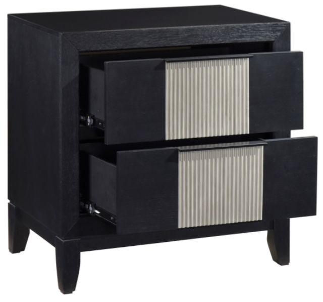Homelegance® Garrison Charcoal/Gray Nightstand-3
