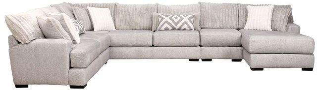 Albany Industries 4-Piece Mondo White Sectional-1
