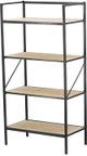 A & B Home Black/Natural Shelf-0