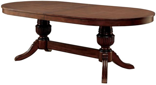 Furniture of America® Melina 7-Piece Brown Cherry Game Table Set-1