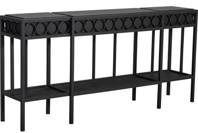 Lane Venture® Winterthur Estate Obsidian Black Multi-purpose Console Table-0