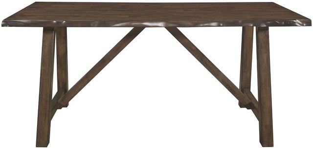 Mazin Furniture Whittaker 7-Piece Dark Brown/Gray Dining Set-1