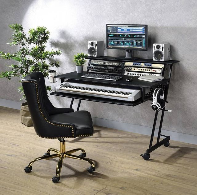 ACME Furniture Suitor Black Music Recording Studio Desk-1