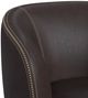 Elements International Vito Pebble Brown Swivel Chair-4