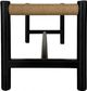 Moe's Home Collection Hawthorn Black Small Bench-3