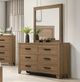 Furniture of America® Panelli Walnut Dresser-2