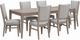 Liberty Furniture Brentwood Place 7-Piece Sandstone/Taupe Pedestal Dining Set-0