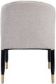Zuo® Modern Pula Black/Gold/Misty Gray Dining Side Chair-3