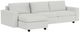 EQ3 Customizable Reva 2-Piece Left-Arm Facing Full Sofa Sleeper Sectional and Storage Chaise with Standard Arm-1