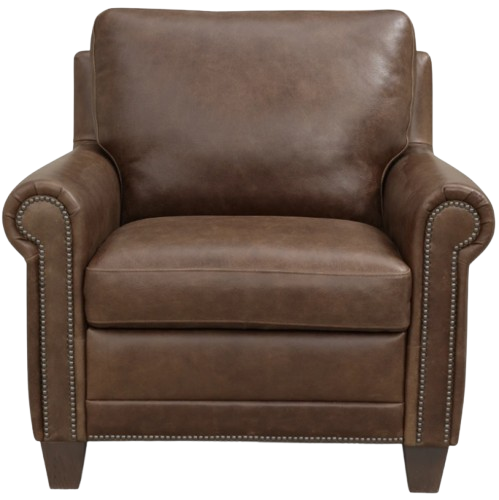Leather Italia™ Savino Braxton Vintage Brown Coffee Chair | Store