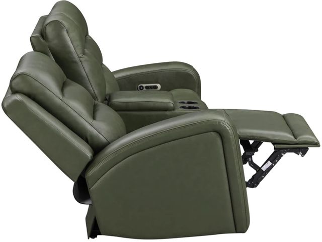 Parker House® Napa Lyric Sage Power Reclining Tilt Console Loveseat with Zero Gravity-3