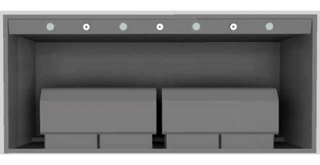 Vent-A-Hood® Designer Series 54" Gunsmoke Wall Mounted Range Hood-3