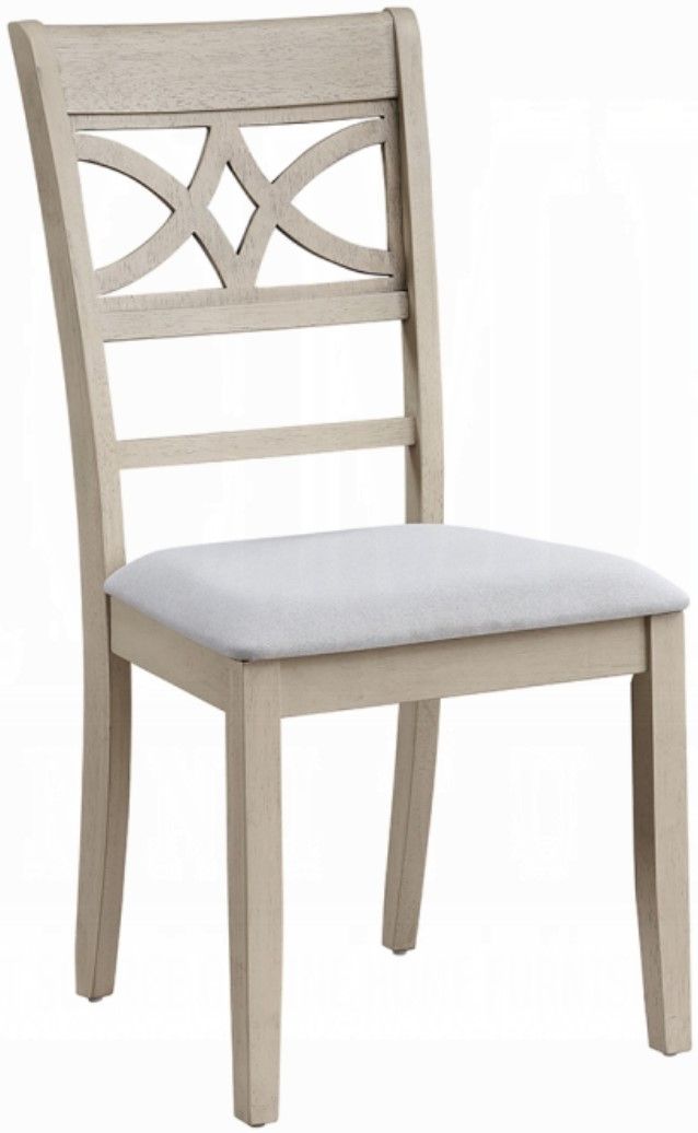 ACME Furniture Ferris 2-Piece Antique Gray Side Chair Set-0