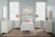 John Thomas Furniture® Tykes High Tide Chalk/White Twin Arch Panel Bed-1
