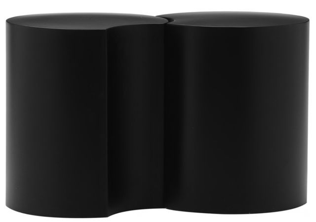 Meridian Furniture Dimple 2-Piece Black Nesting End Table Set-0