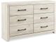 Signature Design by Ashley® Cambeck 4-Piece Whitewash Full Panel Bed Set-2