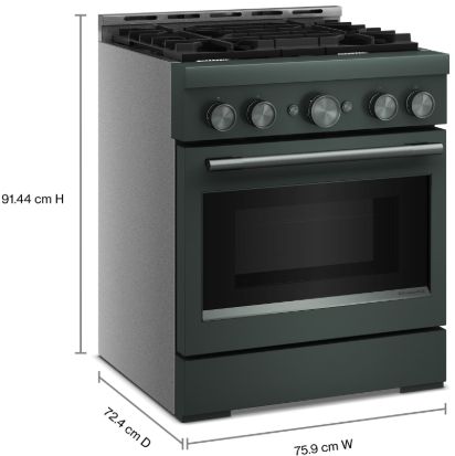 KitchenAid® 30" Juniper Pro Style Gas Range with No Preheat Air Fry Mode-1