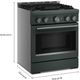 KitchenAid® 30" Juniper Pro Style Gas Range with No Preheat Air Fry Mode-1