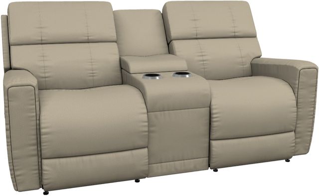 La-Z-Boy® Apollo Sand Power Reclining Loveseat with Console, Headrest, and Lumbar-0