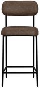 International Furniture Direct Seating Black/Brown 43" Bar Stool-2