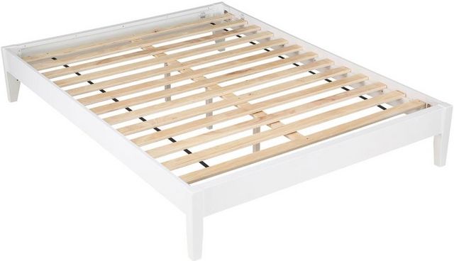 Coaster® Hounslow White Queen Platform Bed-2