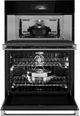 Jennair® NOIR™ 30" Stainless Steel Oven/Micro Combo Electric Wall Oven with V2™ Vertical Dual-Fan True Convection with Advanced Temperature Precision-4