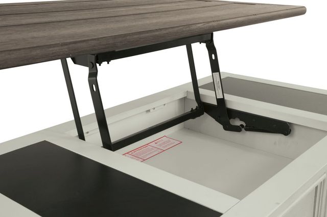Signature Design by Ashley® Bolanburg Two-tone Lift Top Coffee Table-9