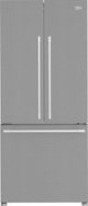 Beko 30 in. 16.1 Cu. Ft. Fingerprint-Free Stainless Steel Counter Depth French Door Refrigerator-0