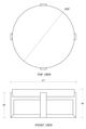 Bramble Customizable Tuscan 41" Coffee Table-1