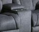 Southern Motion™ Customizable Wild Card Power Headrest Loveseat with Console and Cupholders-2