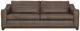 International Furniture Direct Natural Parota Dark Brown Sofa-2