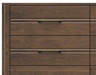 Country View Woodworking Westroom Bedroom Brown Maple 54" Dresser-1