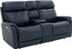 Flexsteel® Customizable View Chocolate Power Reclining Loveseat with Console, Power Headrests and Lumbar-0