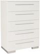 New Classic® Home Furnishings Sapphire High Gloss White Laminate Chest-0