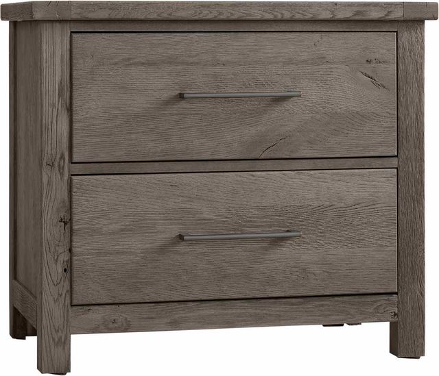 Vaughan-Bassett Dovetail Mystic Gray Nightstand-0