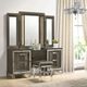 Elements International Twenty Nine Copper Vanity Stool-4