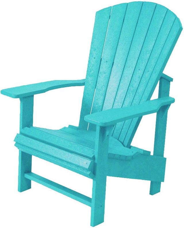 C.R. Plastic Generation Line Turquoise Upright Adirondack-1
