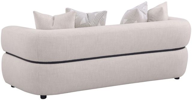 Coaster® Jeanette 2-Piece Upholstered Beige Round Arm Sofa Set-3