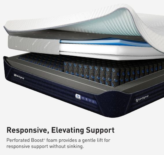BEDGEAR® M3 Original Performance® 12" Hybrid Firm Tight Top King Mattress in a Box-1