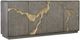 Hooker® Furniture Melange Fissured Dark Oak Entertainment Credenza-0