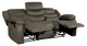 Homelegance® Discus Brown Reclining Sofa-2