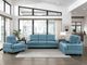 Mazin Furniture Dunstan Blue Loveseat-4
